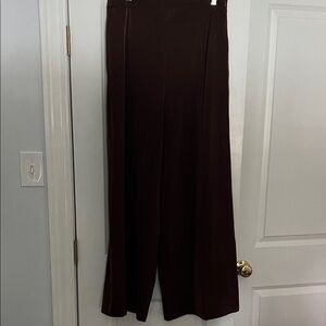 Commense Women's Wide-Leg Pants in Deep Brown